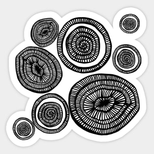 circle pattern Sticker